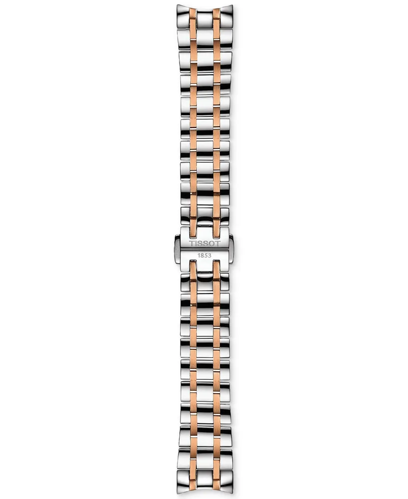 Tissot Women's Swiss Automatic Chemin des Tourelles Powermatic 80 Helvetic Pride Two-Tone Stainless Steel Bracelet Watch 32mm