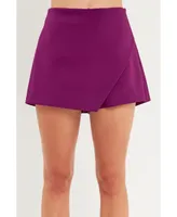 endless rose Women's Single Wrap Skort