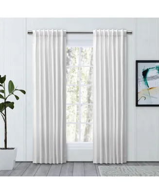 Ricardo Chevron 80C/20P Sustainable Triple Lined Rod Pocket w/Back Tabs Curtain Panel 48"W x 96"L