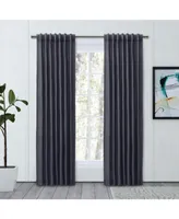 Ricardo Chevron 80C/20P Sustainable Triple Lined Rod Pocket w/Back Tabs Curtain Panel 48"W x 96"L