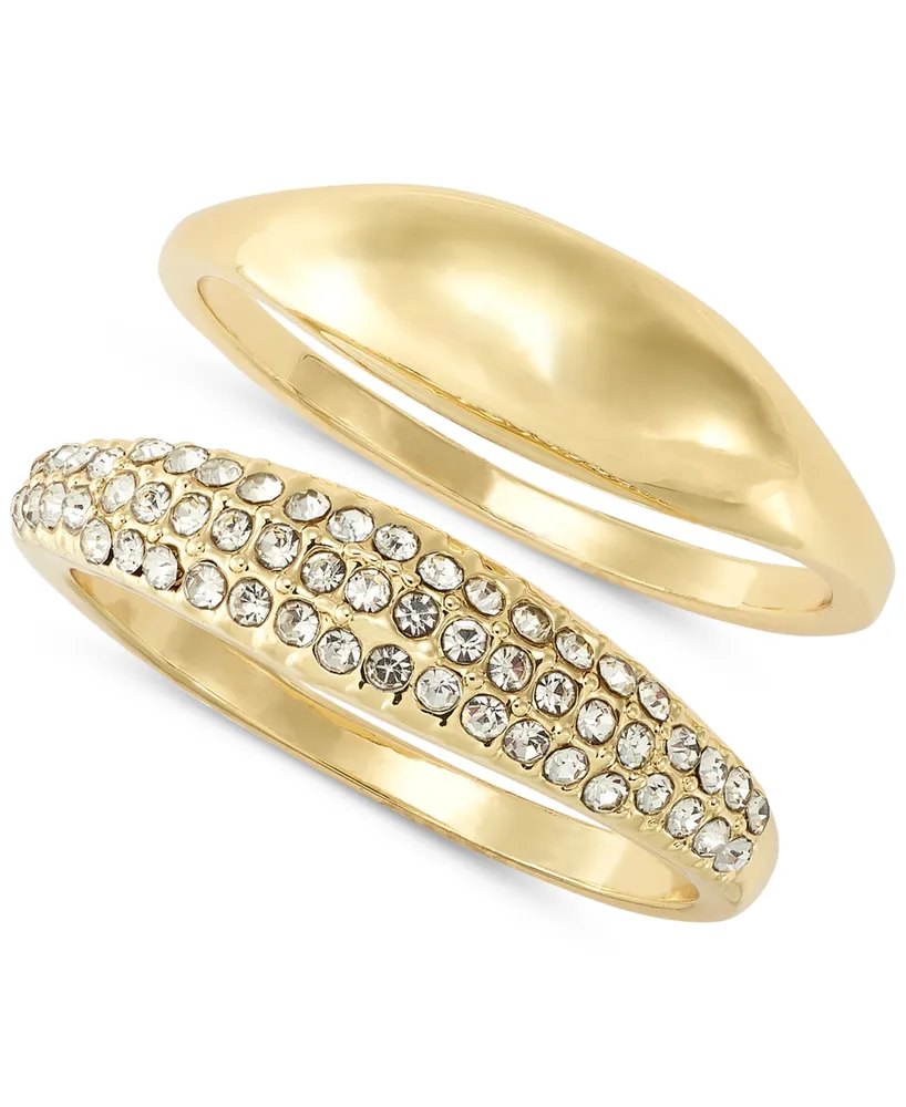 On 34th 2-Pc. Set Crystal Pave Ring, Created for Macy's