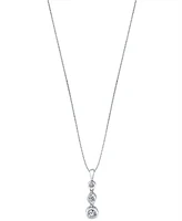 Sirena Energy Diamond Three-Stone Pendant Necklace (1/ ct. t.w.) in 14k Yellow Gold or White Gold