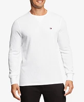 Tommy Hilfiger Men's Waffle-Knit Long-Sleeve Crewneck Top