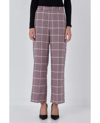 endless rose Women's Houndstooth Pants