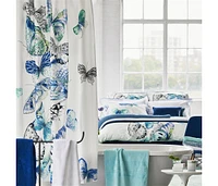 Designers Guild Papillons Cobalt Shower Curtain, 72" x 72"