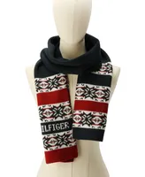 Tommy Hilfiger Men's Snowflake Fair Isle Scarf