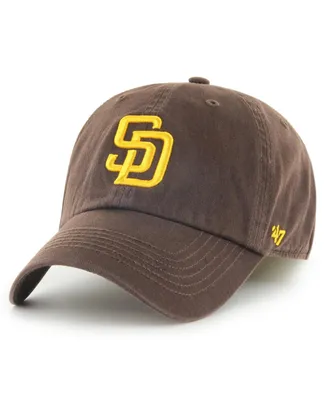 Men's '47 Brand Brown San Diego Padres Franchise Logo Fitted Hat