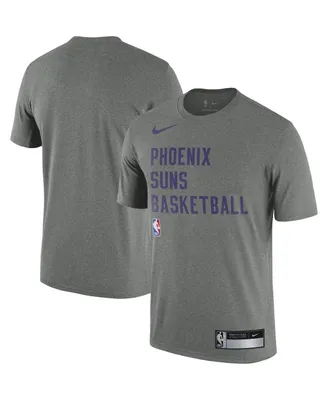 Men's Nike Heather Gray Phoenix Suns 2023 Sideline Legend Performance Practice T-shirt