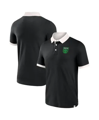 Men's Fanatics Black Austin Fc Second Period Polo Shirt