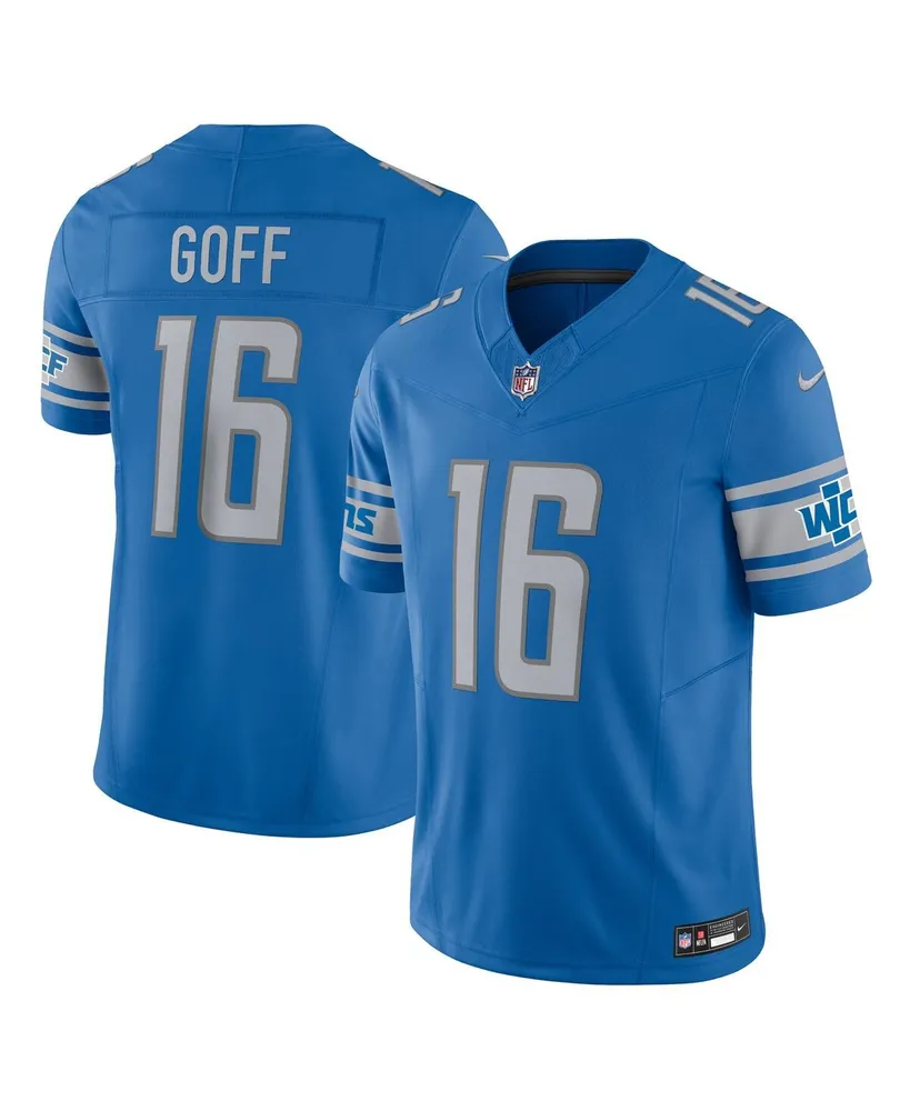 Women's Detroit Lions Jared Goff Nike Blue Name & Number T-Shirt