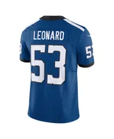 Men's Nike Shaquille Leonard Royal Indianapolis Colts Indiana Nights Alternate Vapor F.u.s.e. Limited Jersey