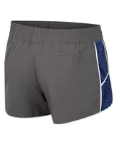 Women's Colosseum Gray Penn State Nittany Lions Pull The Switch Running Shorts