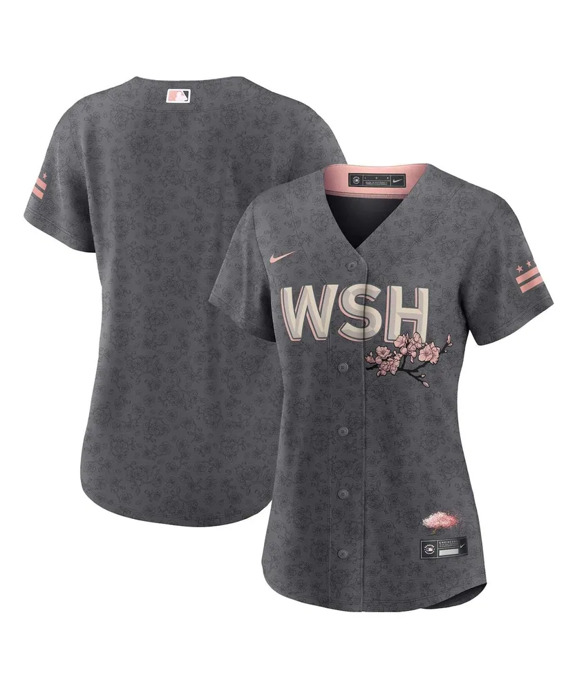 Women's Nike Gray Washington Nationals City Connect Replica Team Jersey Size: Small