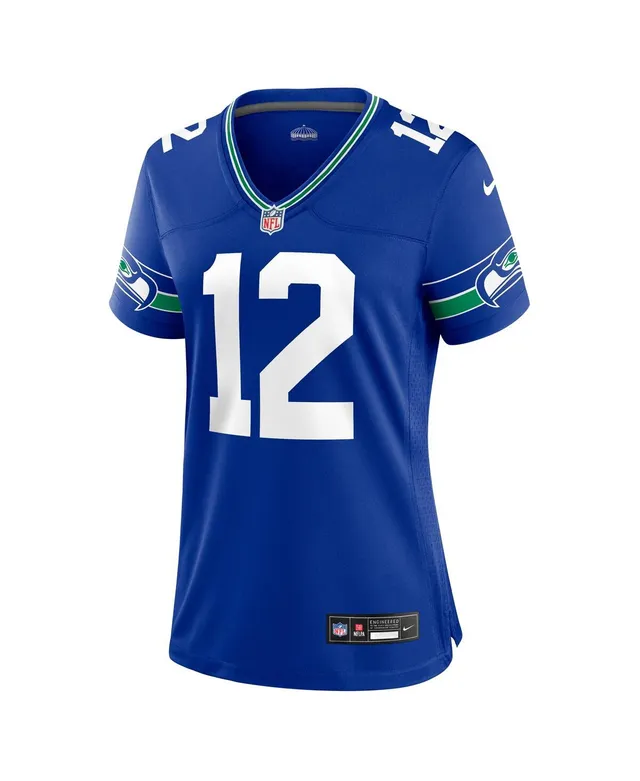 Seattle Seahawks Throwback 12th Fan Replica Royal Jersey, X-Large