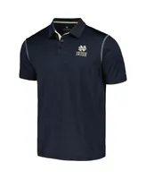 Men's Colosseum Navy Notre Dame Fighting Irish Cameron Polo Shirt