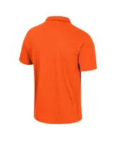 Men's Colosseum Orange Miami Hurricanes No Problemo Polo Shirt
