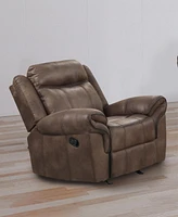 Furniture of America Harris 42" Fabric Manual Recliner Chair