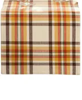 Elrene Russet Harvest Woven Plaid Table Runner, 13" x 70"