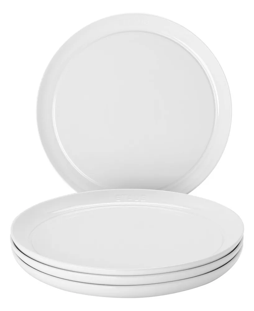 Staub 4 Piece 10.2" Dinner Plate Set, Service for