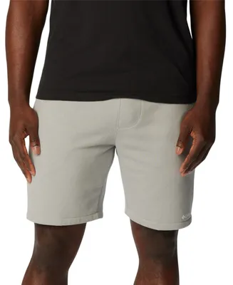 Columbia Men's Trek Relaxed-Fit Stretch Logo-Print Fleece Shorts