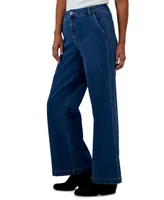 Style & Co Women's High-Rise Wide-Leg Jeans, Created for Macy's