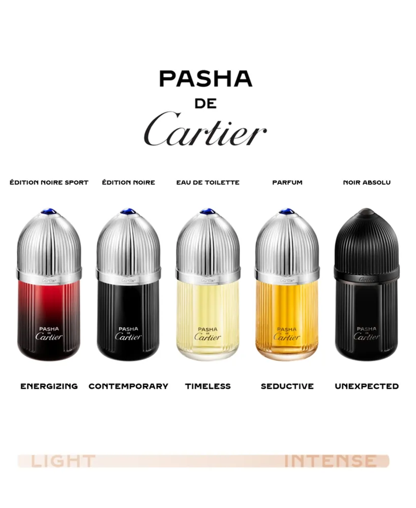 Cartier Men's Pasha Edition Noire Eau de Toilette Spray, 3.3 oz.