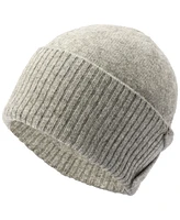 Kate Spade New York Women's Bow Ribbed-Cuff Knit Beanie