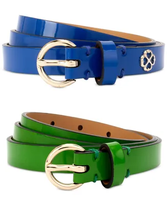 kate spade new york Women's 2-Pc. Patent Leather Belts