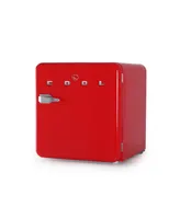 Commercial Cool 1.6 Cu. Ft. Retro Refrigerator,Red