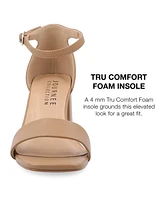 Journee Collection Women's Valenncia Ankle Strap Sandals