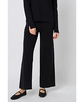 English Factory Women's Knit Wide Pants