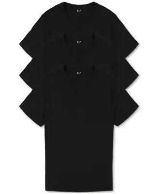 Gap Men's 3-Pk. Cotton V-Neck Undershirt