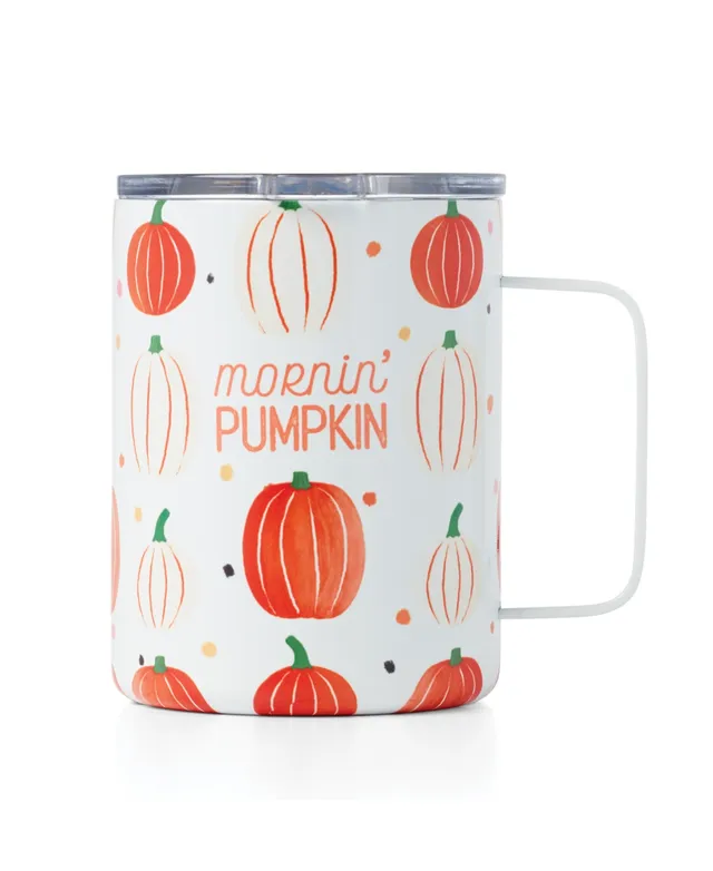 Cambridge Trick or Treat Insulated Coffee Mug, 20 oz - White