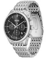 Hugo Boss Men's Gregor Quartz Fashion Chronograph Stainless Steel Watch 45mm