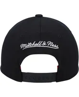 Men's Mitchell & Ness Black Portland Trail Blazers Mvp Team Script 2.0 Stretch Snapback Hat