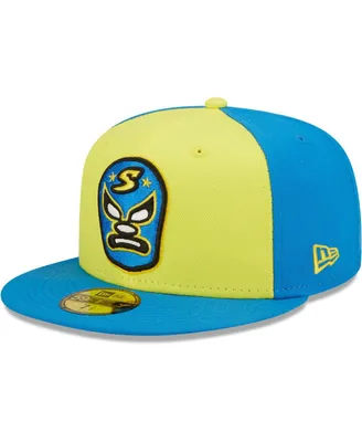 Men's New Era Yellow, Blue Sacramento Dorados Copa De La Diversion 59FIFTY Fitted Hat