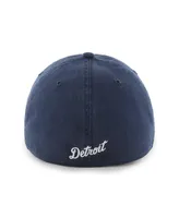 Men's '47 Brand Navy Detroit Tigers Franchise Logo Fitted Hat