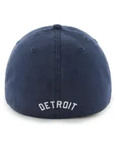 Men's '47 Brand Navy Detroit Tigers Cooperstown Collection Franchise Fitted Hat