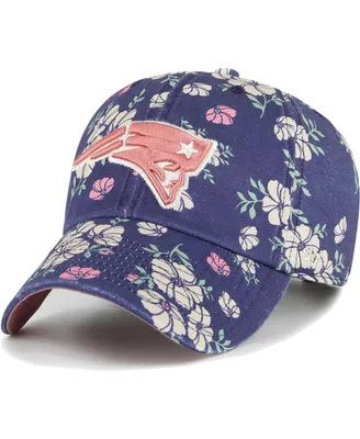 Women's '47 Brand Navy New England Patriots Primrose Clean Up Adjustable Hat