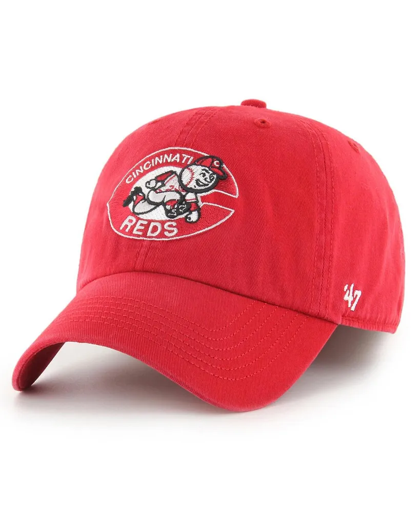 Men's '47 Brand Red Cincinnati Reds Cooperstown Collection Franchise Fitted Hat