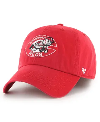 Men's '47 Brand Red Cincinnati Reds Cooperstown Collection Franchise Fitted Hat