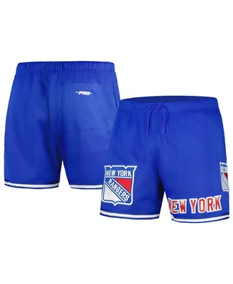 Men's Pro Standard Royal New York Rangers Classic Mesh Shorts