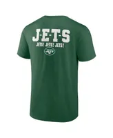 Men's Profile Green New York Jets Big and Tall Two-Sided T-shirt