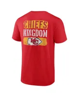 Men's Profile Red Kansas City Chiefs Big and Tall Two-Sided T-shirt