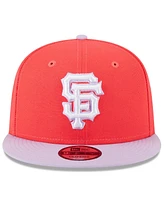 Men's New Era Red, Purple San Francisco Giants Spring Basic Two-Tone 9FIFTY Snapback Hat