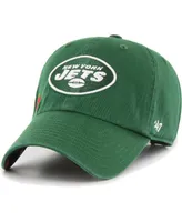 Women's '47 Brand Green New York Jets Confetti Icon Clean Up Adjustable Hat