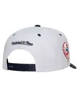 Men's Mitchell & Ness White New York Yankees Cooperstown Collection Pro Crown Snapback Hat