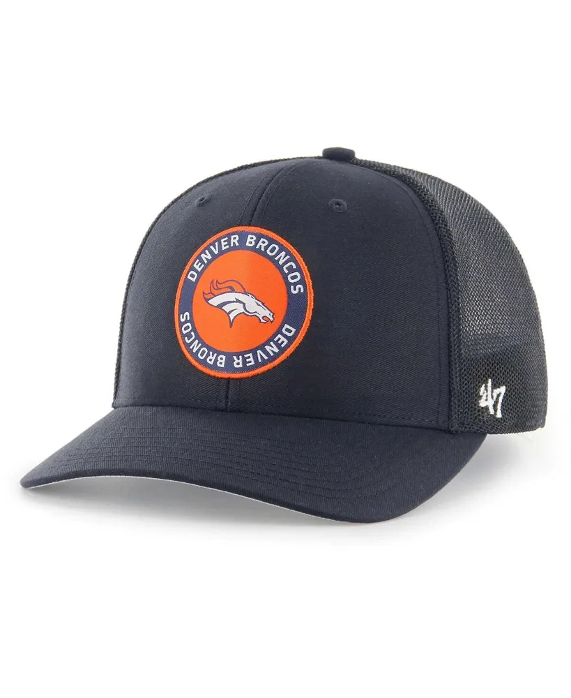 Home, '47 Brand Men's '47 Brand Navy Denver Broncos Unveil Flex Hat