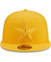 Men's New Era Gold Dallas Cowboys Color Pack 9FIFTY Snapback Hat