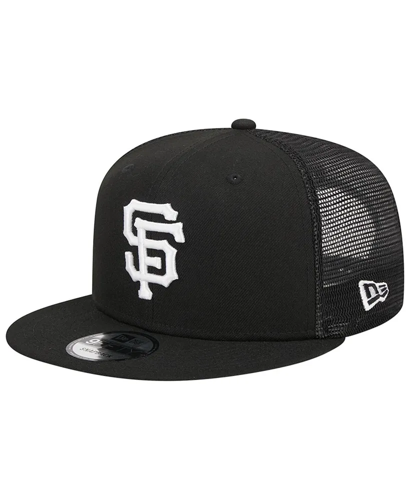 Men's New Era Black San Francisco Giants Trucker 9FIFTY Snapback Hat